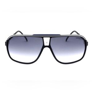 Carrera Black and White Grand Prix 3 Frame Sunglasses with Gray